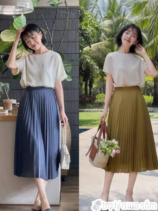 váy trung niên giá tốt Tháng 8 2023 ĐầmVáy  Mua ngay Thời Trang Nữ   Shopee Việt Nam