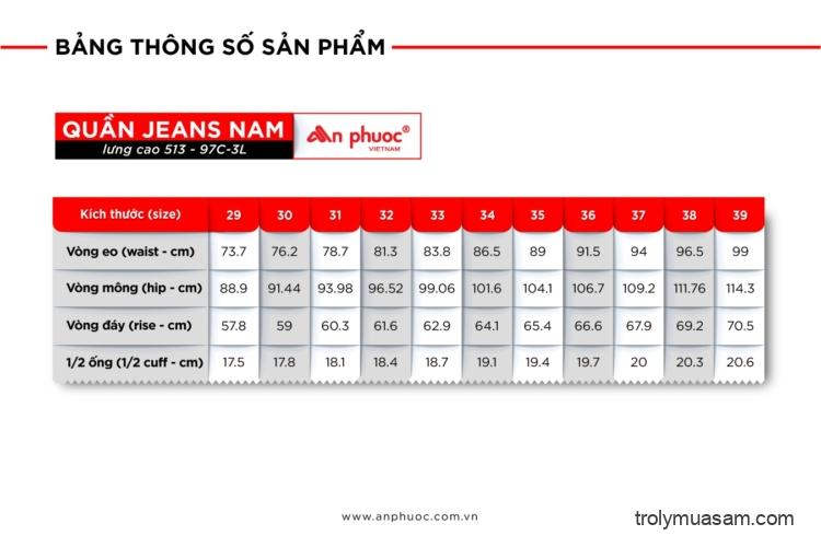 Top 9 quần jean An Phước giảm giá rẻ nhất hiện nay